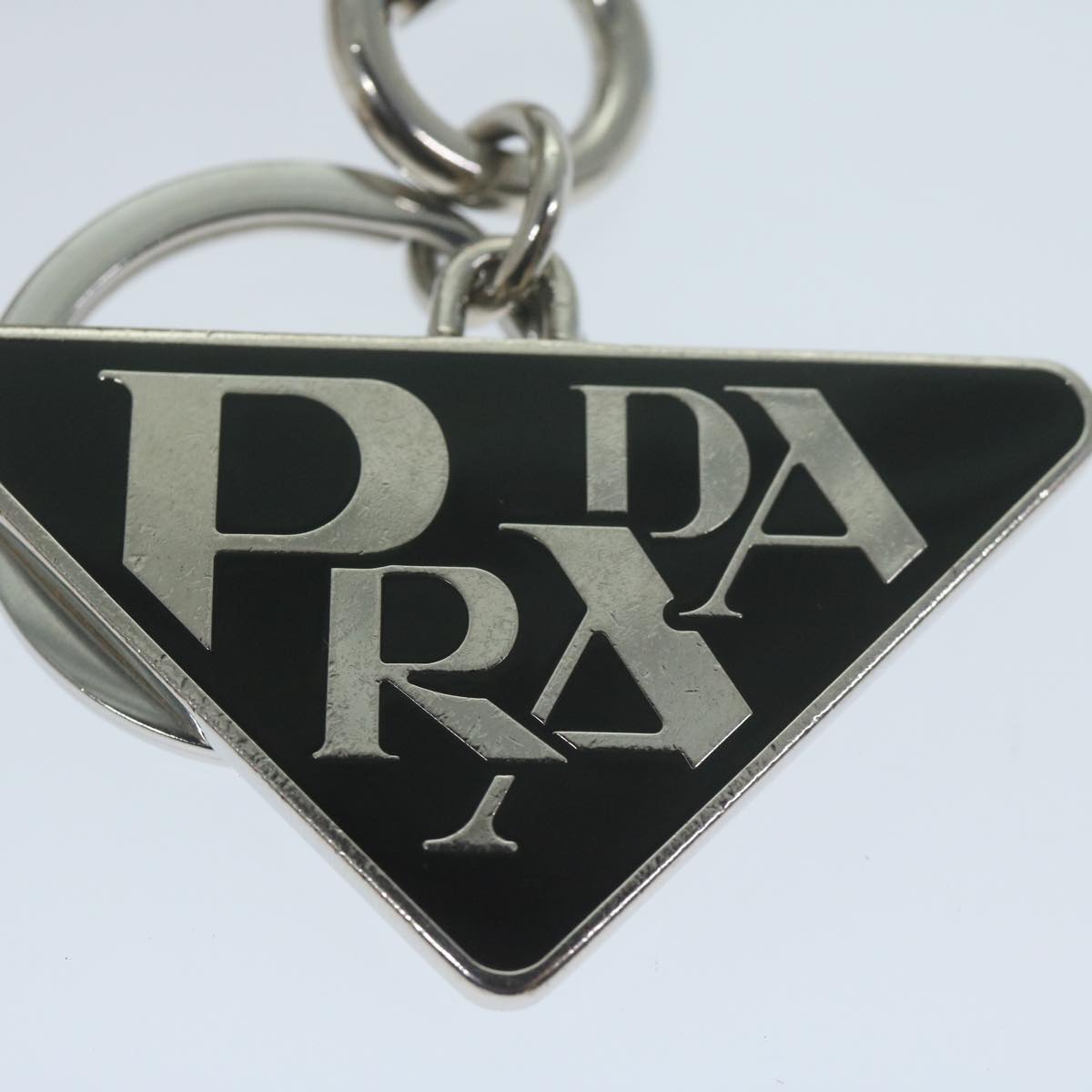 PRADA Key Ring metal Silver ar11203B