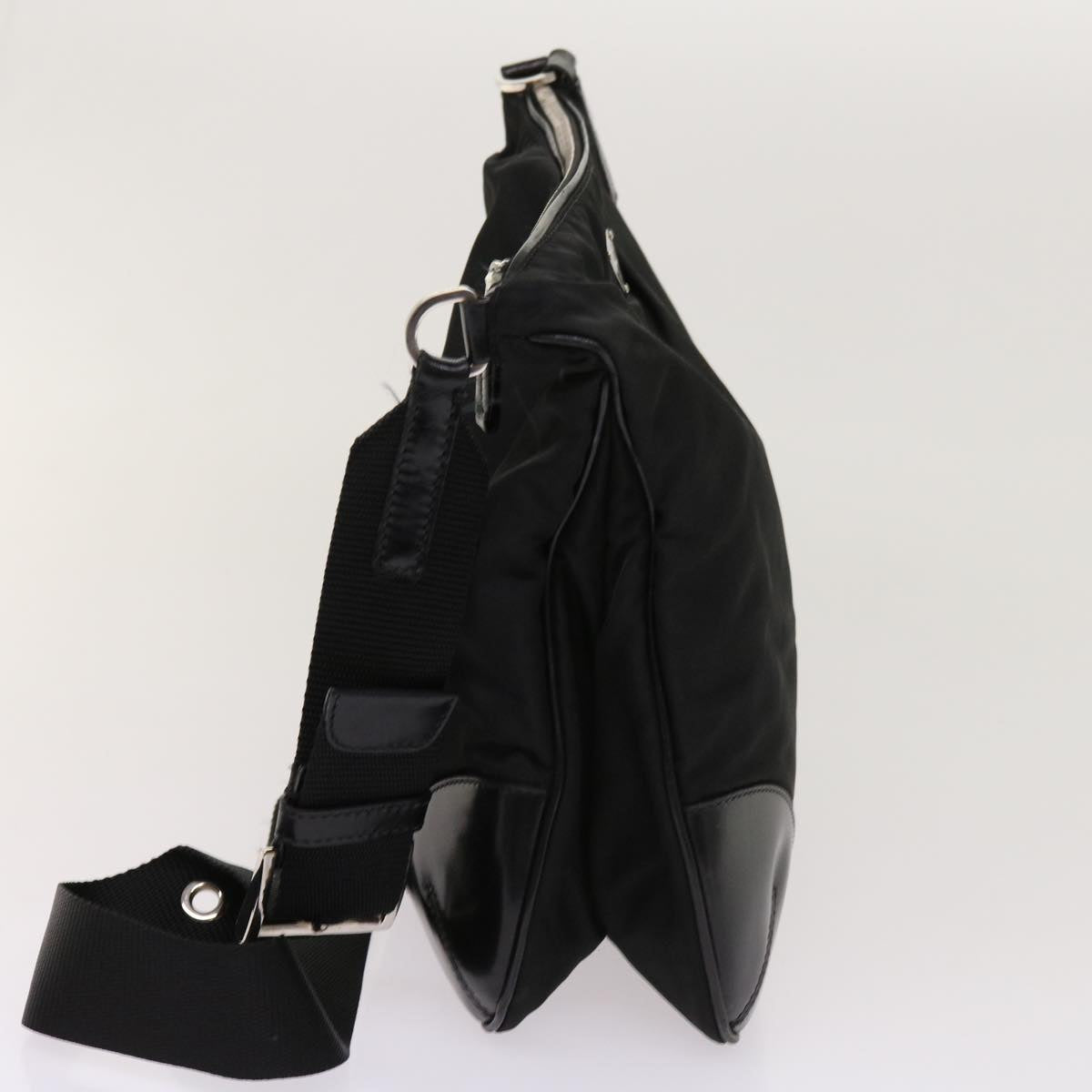PRADA Shoulder Hand Bag Leather nylon 2Set Brown Black ar11233