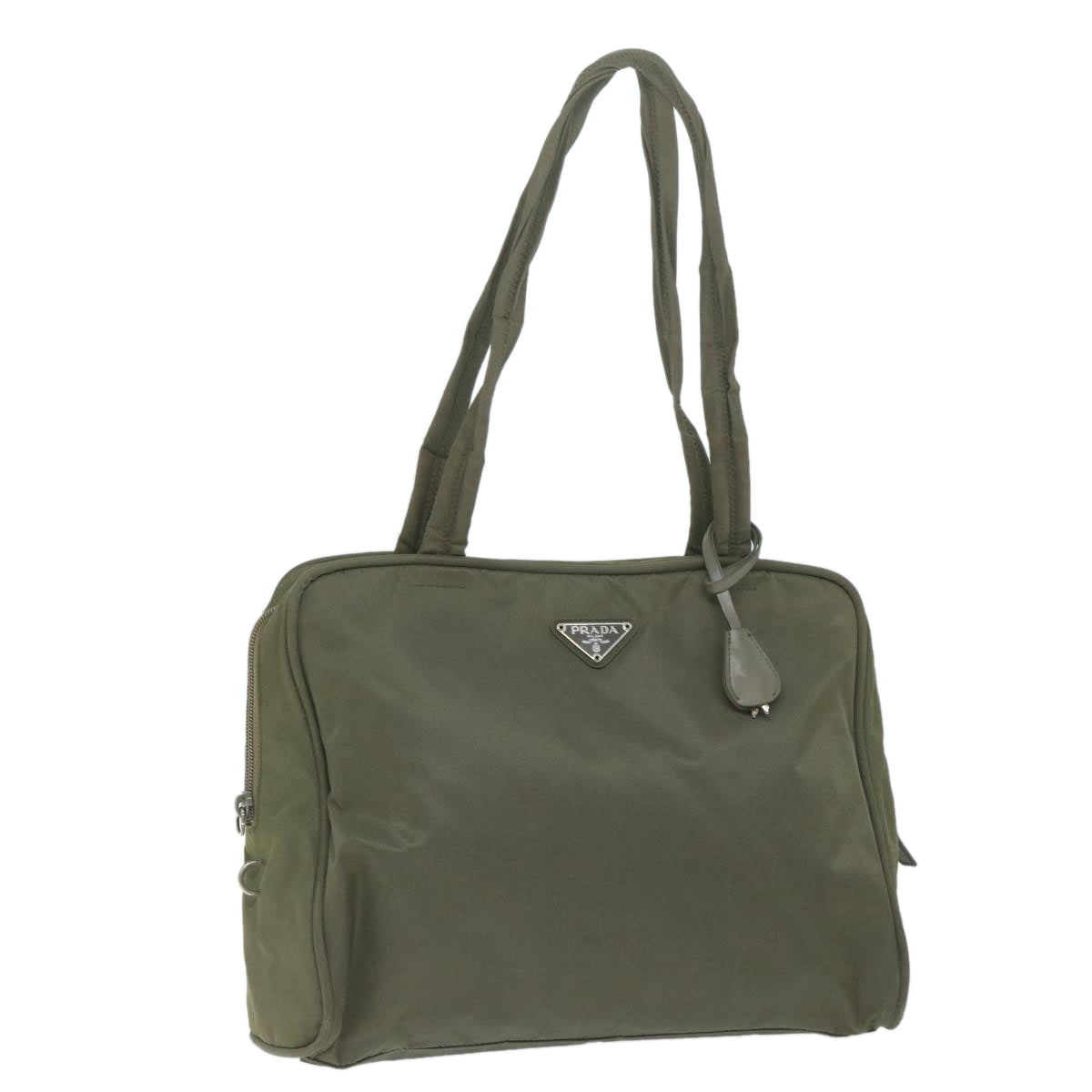 PRADA Tote Bag Nylon Khaki ar11296