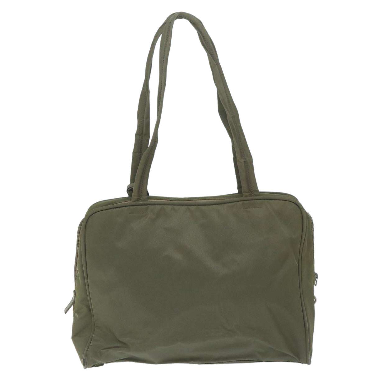 PRADA Tote Bag Nylon Khaki ar11296