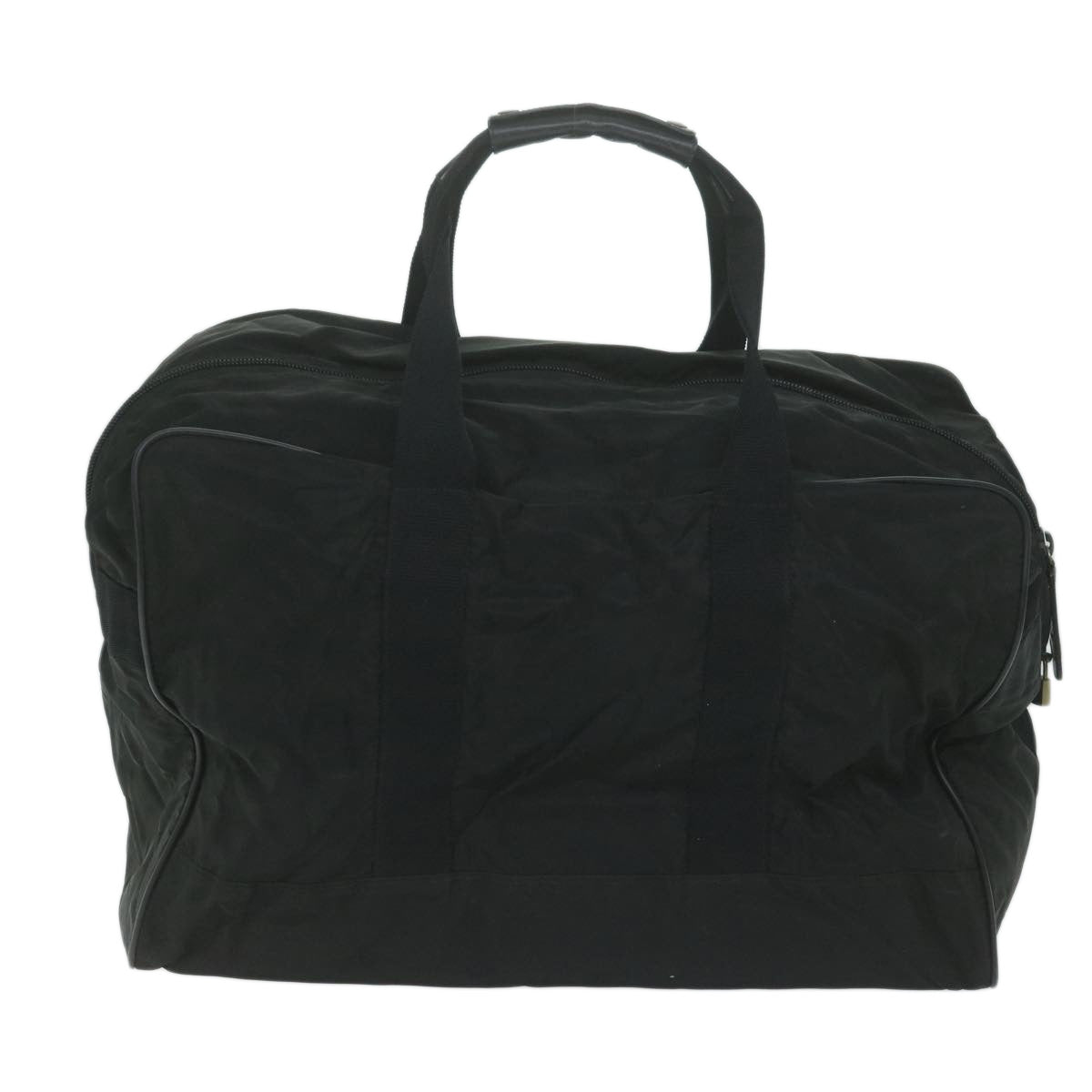 PRADA Boston Bag Nylon Black ar11307
