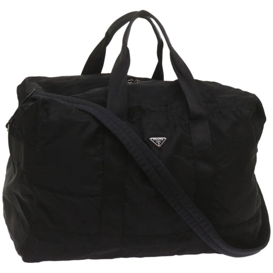 PRADA Boston Bag Nylon 2way Black  ar11435