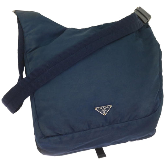 PRADA Shoulder Bag Nylon Navy  ar11477B