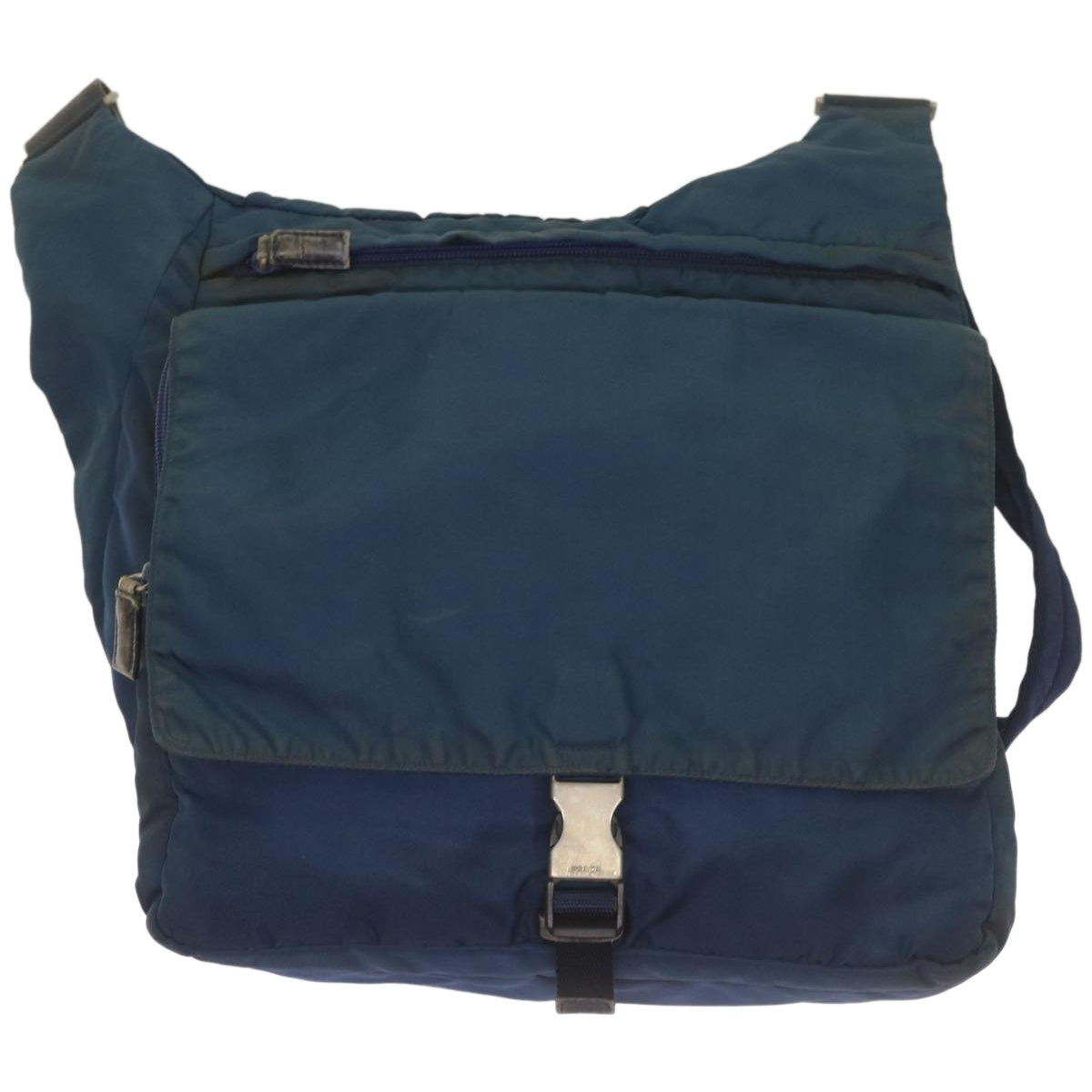 PRADA Shoulder Bag Nylon Navy  ar11477B
