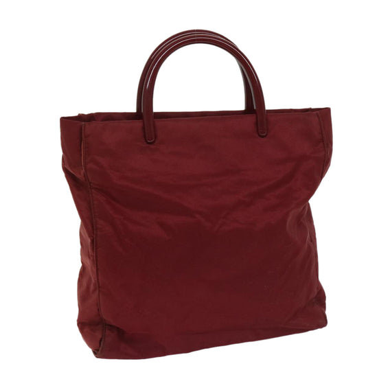 PRADA Hand Bag Nylon Red  ar11518