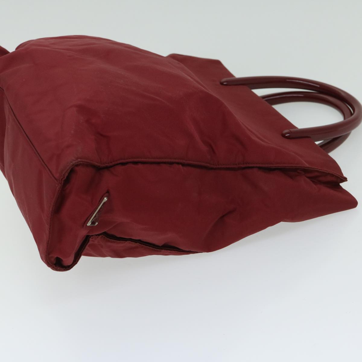 PRADA Hand Bag Nylon Red  ar11518