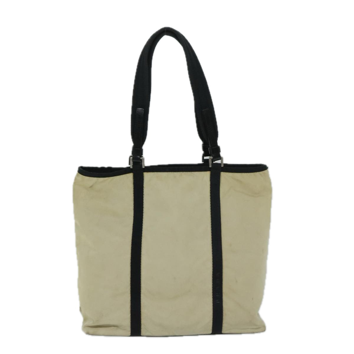 PRADA Tote Bag Nylon Beige  ar11527