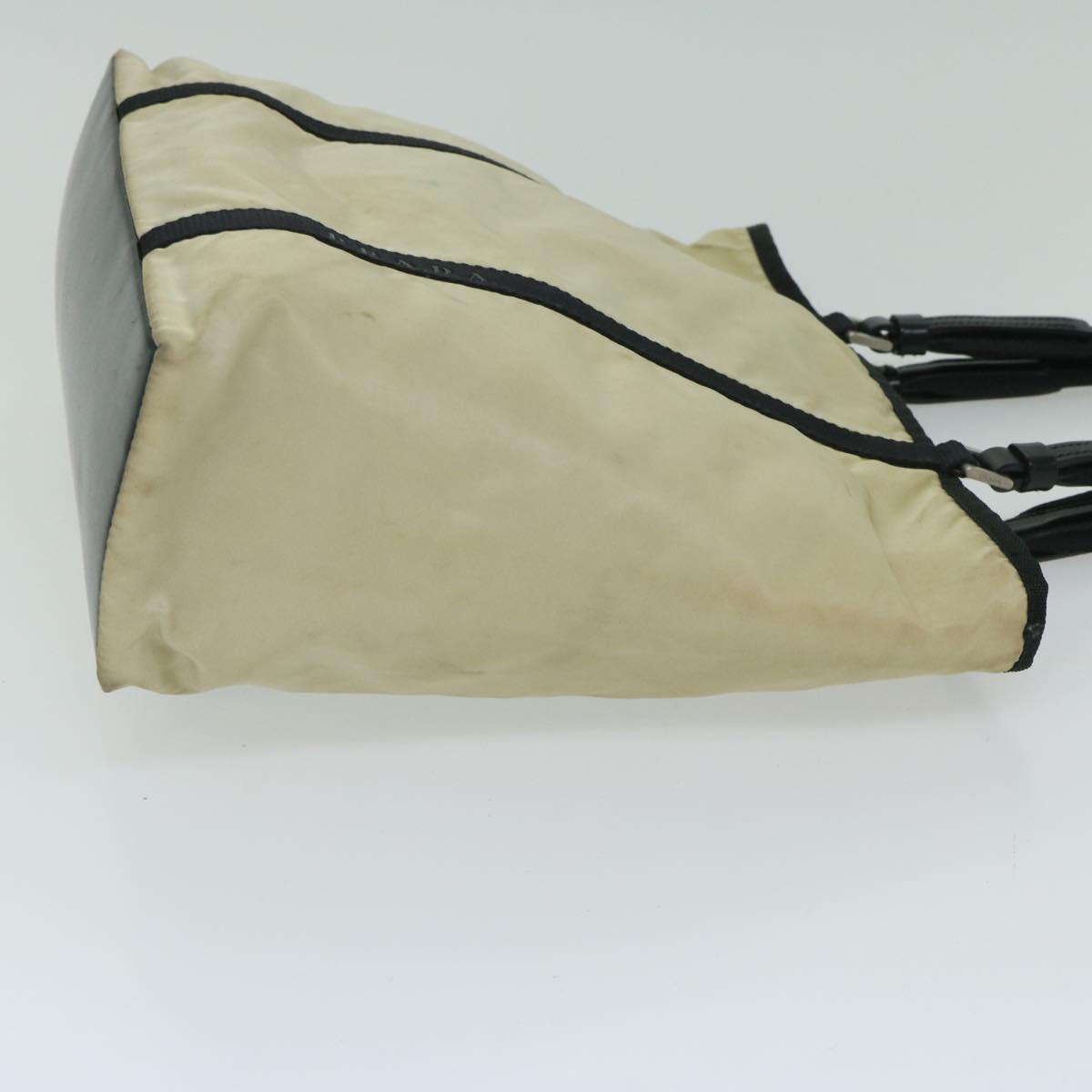 PRADA Tote Bag Nylon Beige  ar11527