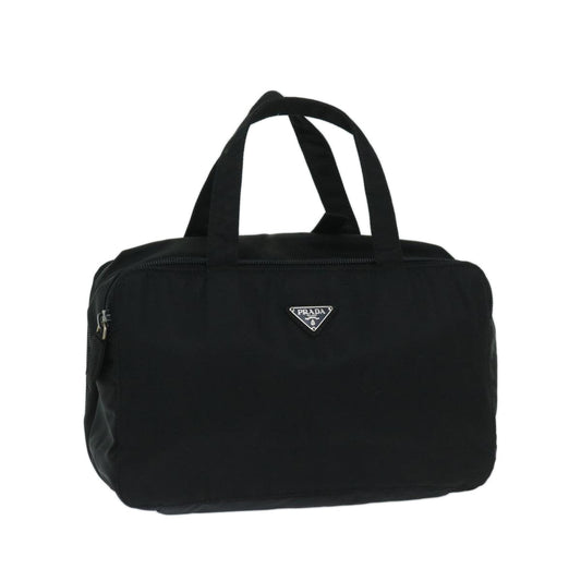 PRADA Hand Bag Nylon Black  ar11529