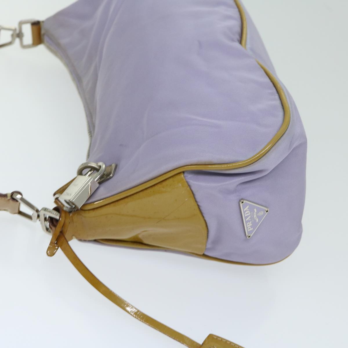 PRADA Shoulder Bag Nylon Purple  ar11538