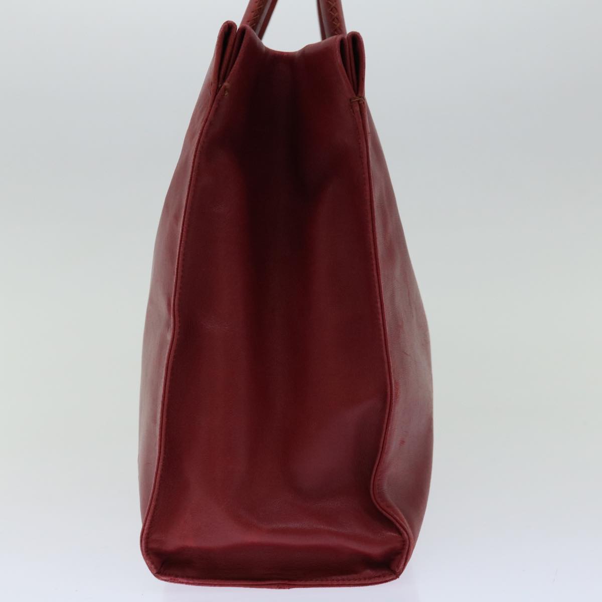 PRADA Hand Bag Leather Red ar11571B