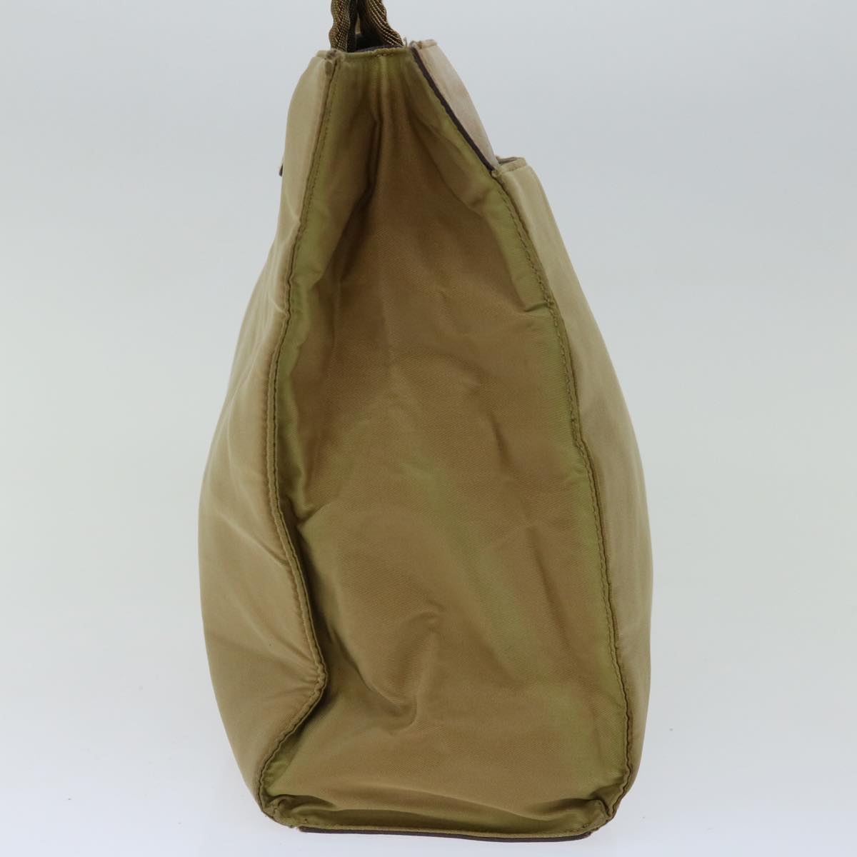 PRADA Hand Bag Nylon Beige ar11574B