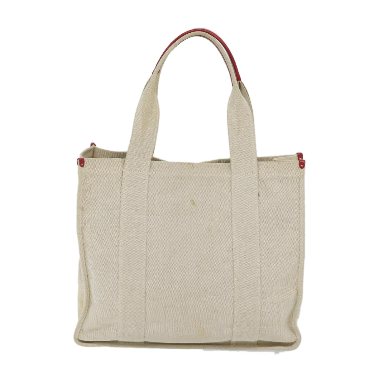 PRADA Tote Bag Canvas Beige ar11641B