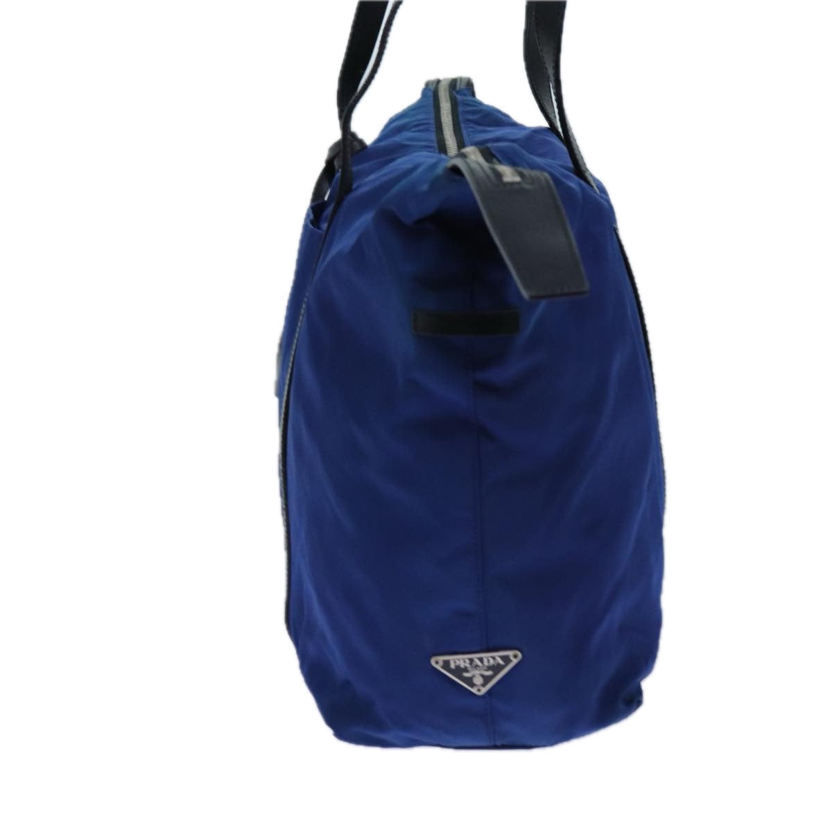 PRADA Shoulder Bag Nylon Blue Black ar11704