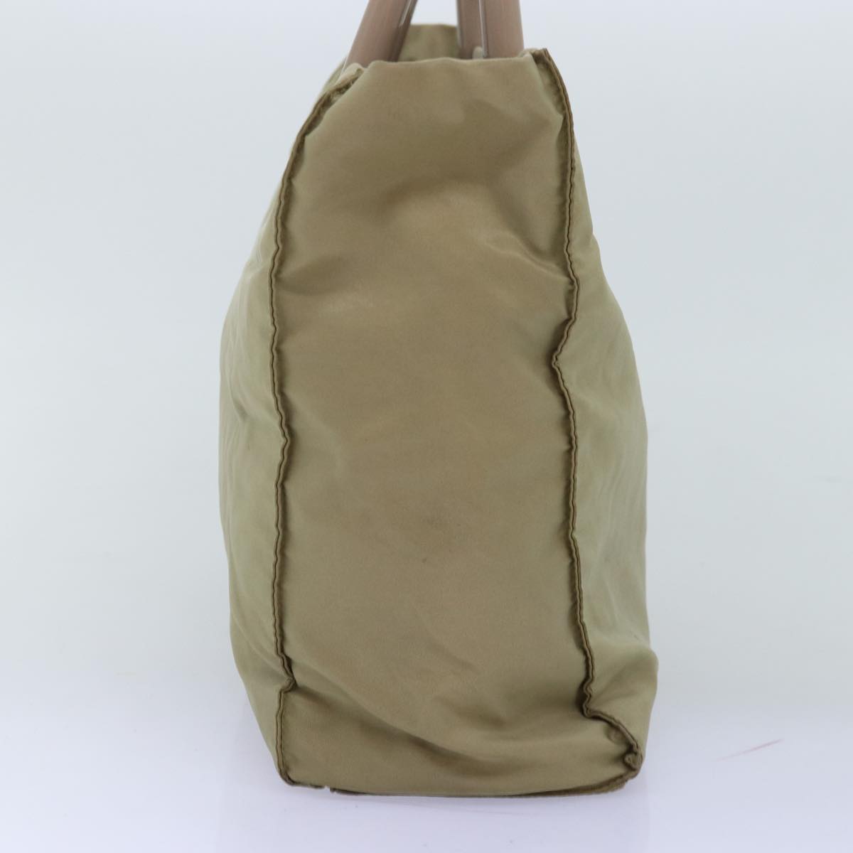 PRADA Hand Bag Nylon Beige ar11788B