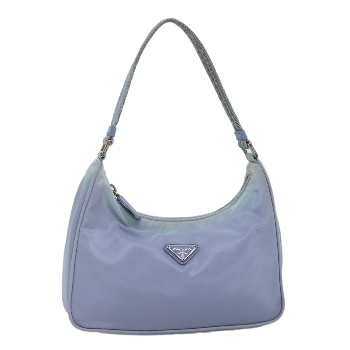 PRADA Hand Bag Nylon Blue ar11814B
