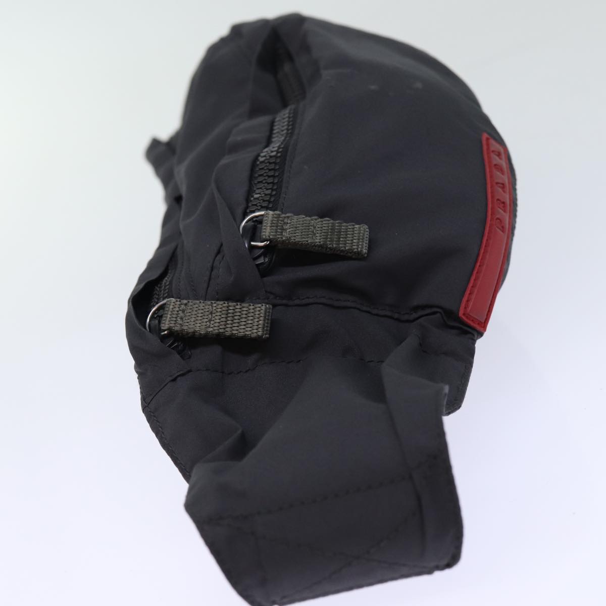 PRADA Sports Waist bag Nylon Gray ar11818