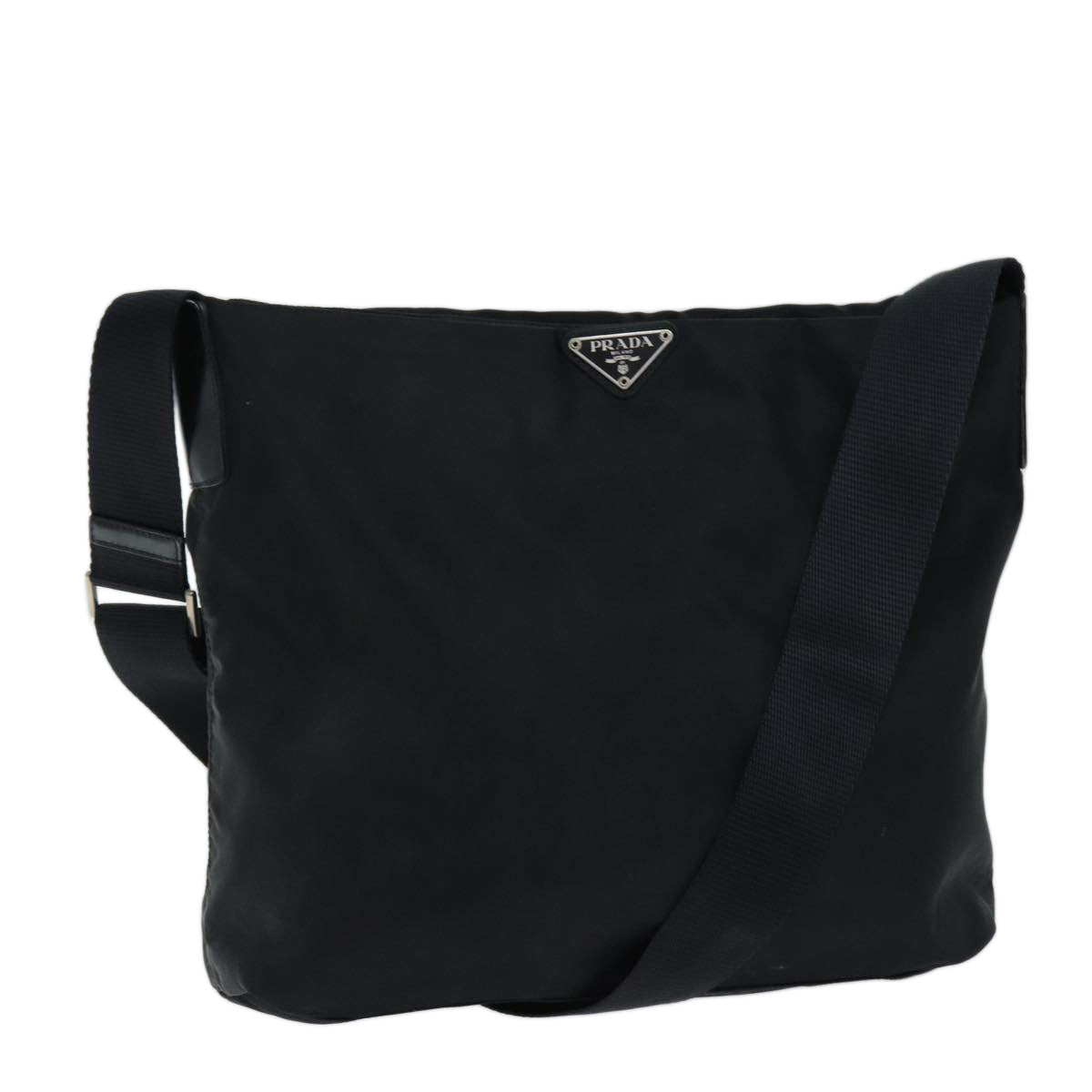 PRADA Shoulder Bag Nylon Black ar11819
