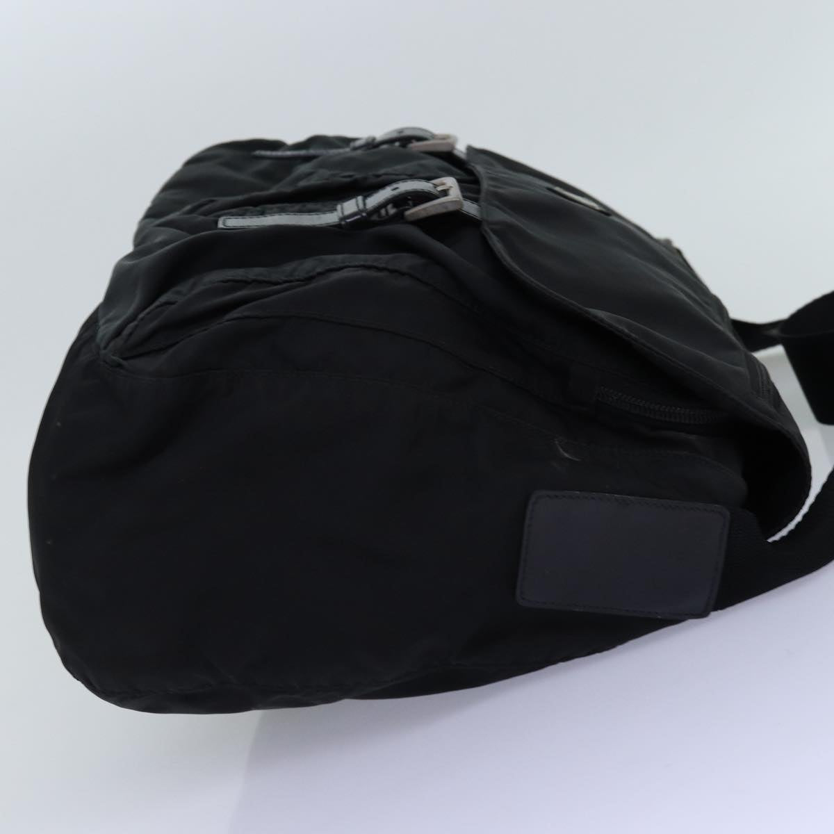 PRADA Shoulder Bag Nylon Black ar11822