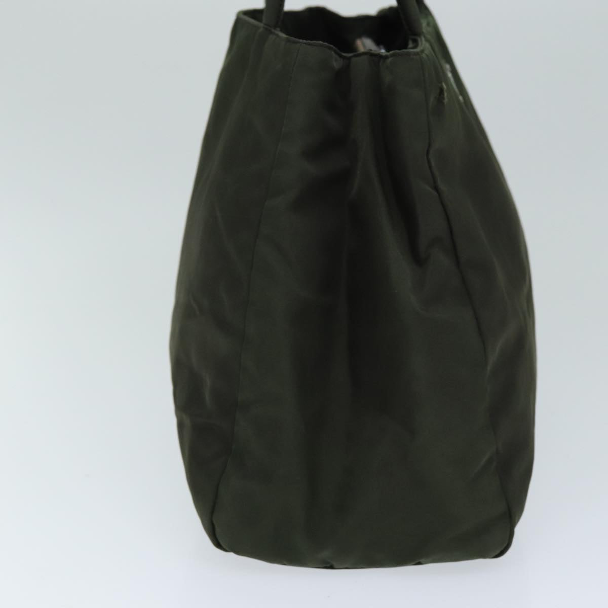 PRADA Hand Bag Nylon Green ar11850