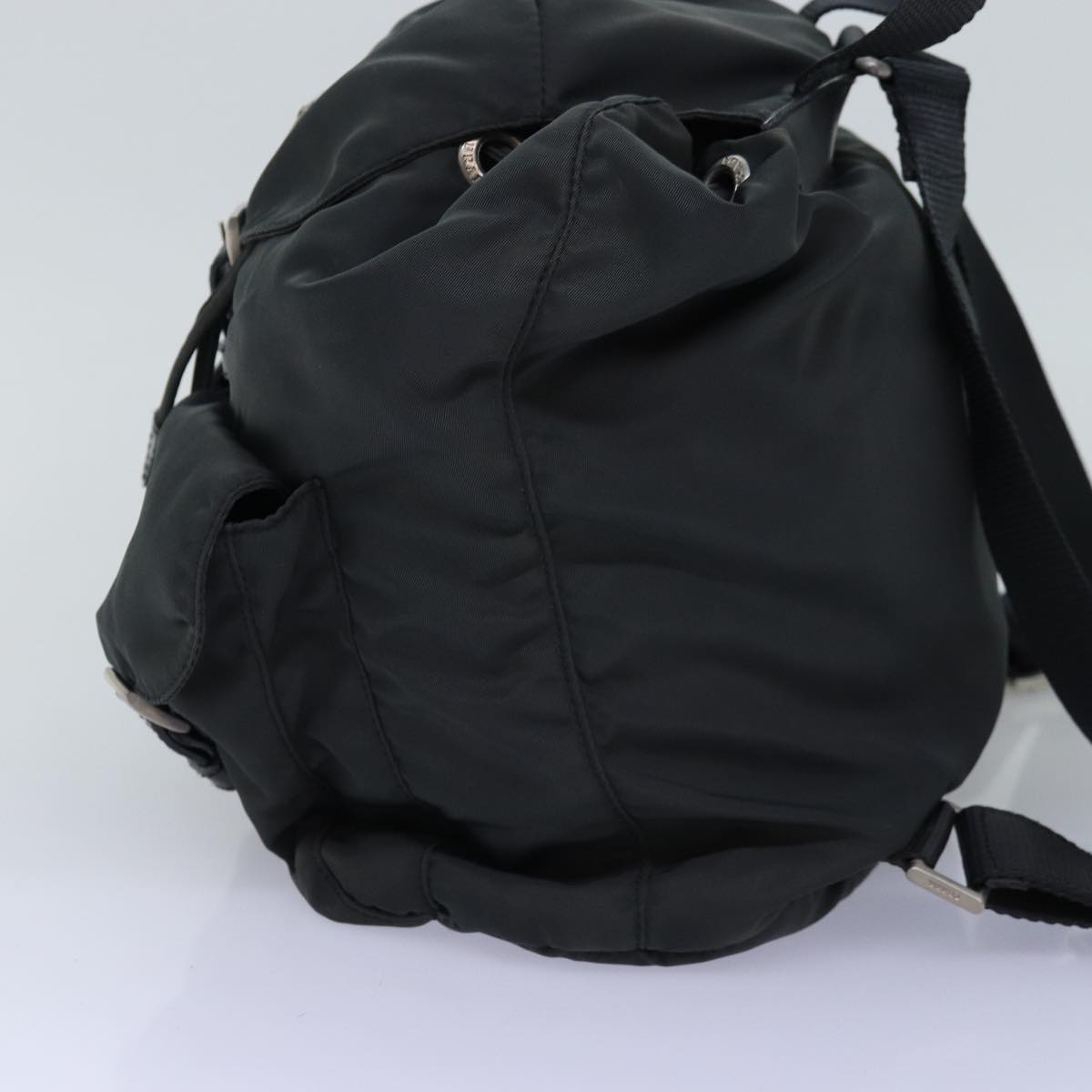 PRADA Backpack Nylon Green ar11863