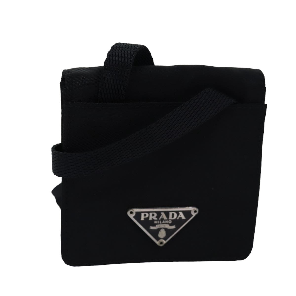 PRADA Coin Purse Nylon Black ar11917B