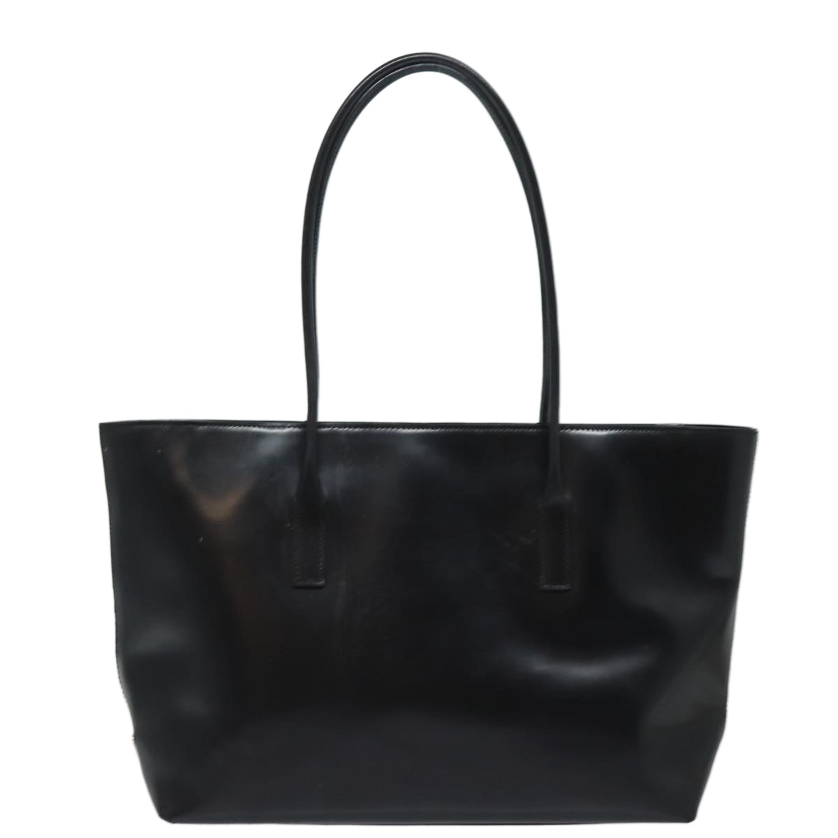 PRADA Tote Bag Enamel Black ar12038