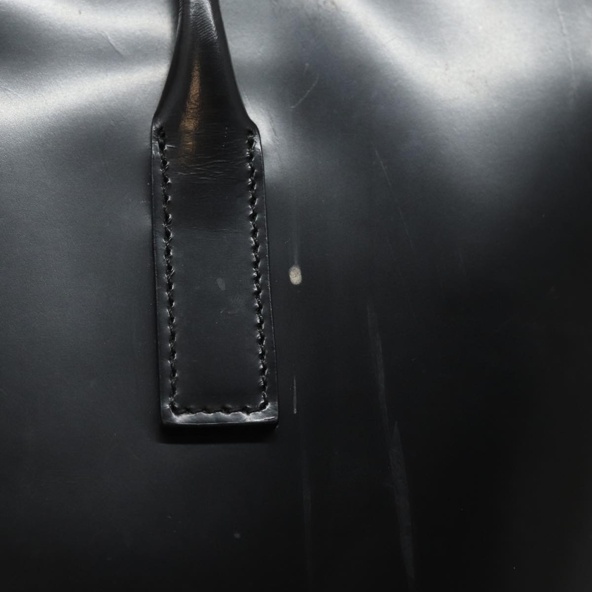 PRADA Tote Bag Enamel Black ar12038