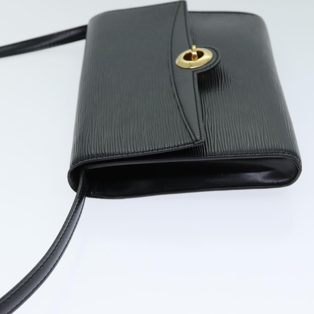LOUIS VUITTON Epi Clutch Arsch Shoulder Bag 2way Black M52572 LV ar12129