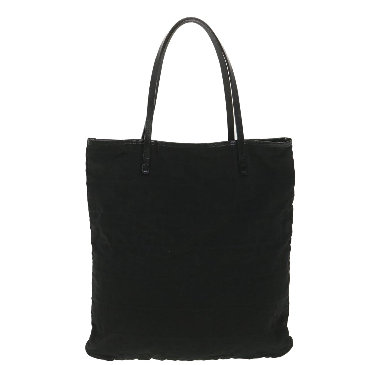 FENDI Zucca Canvas Tote Bag Black Brown ar9031
