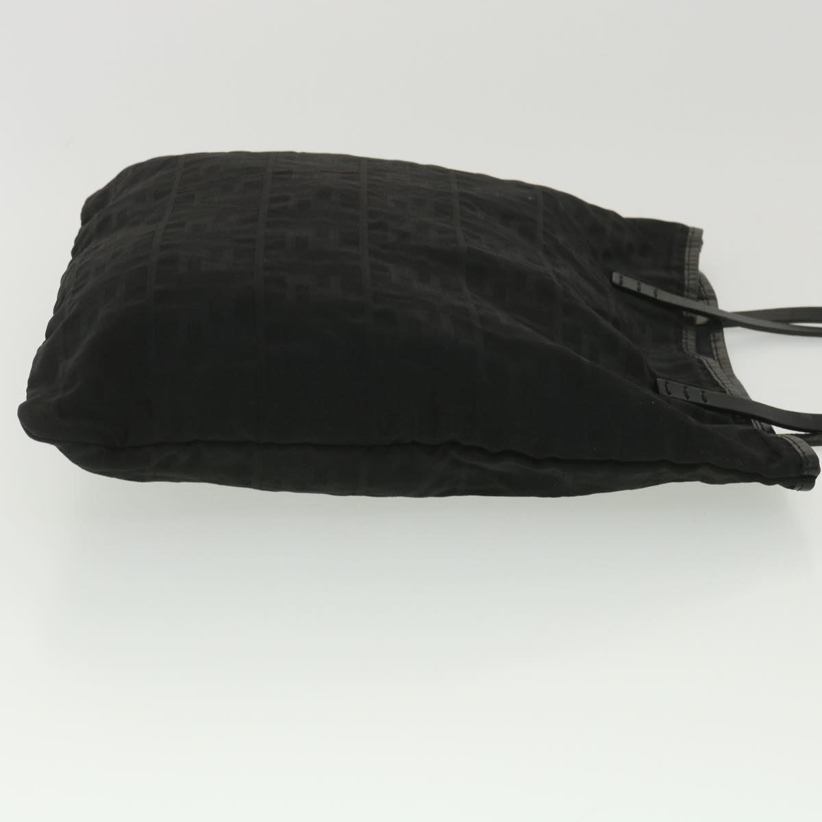 FENDI Zucca Canvas Tote Bag Black Brown ar9031