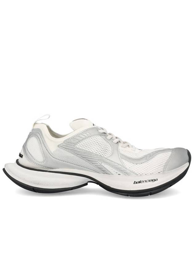 Balenciaga Circuit Low Top Sneakers White Silver