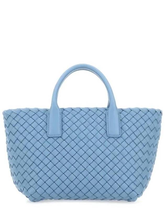 Bottega Veneta Kabat Mini Tote Bag Blue