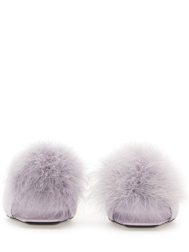 Saint Laurent Mule MAE in Satin Crepe 7182181UU001720 B0040191894