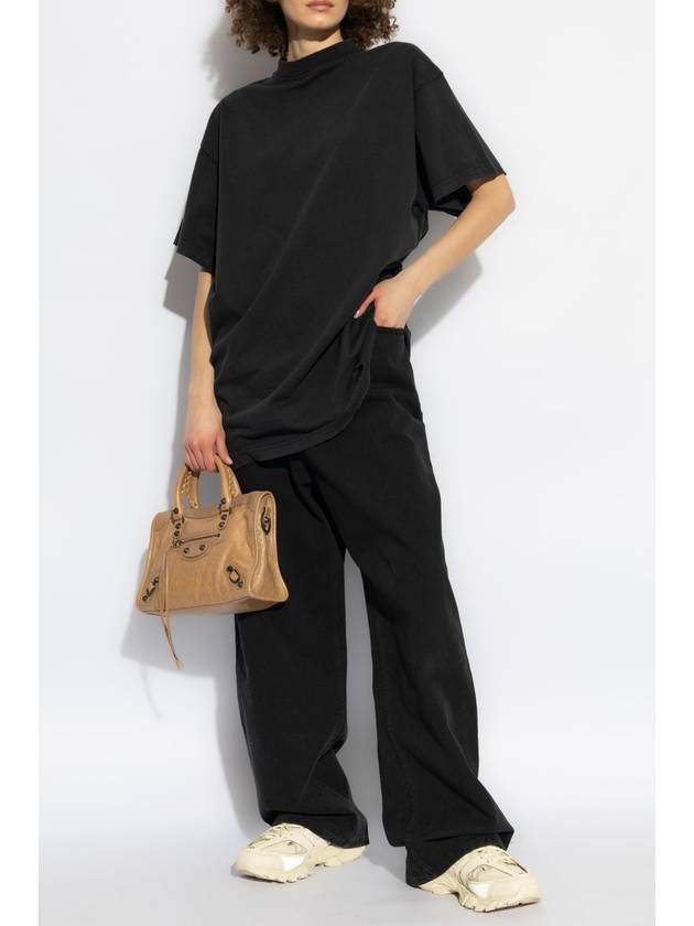 Balenciaga Balenciaga T-shirt With Logo, Women's, Black