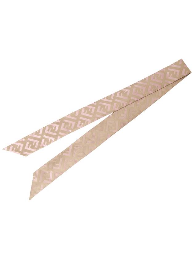 Fendi Wrappy Silk Scarf Pink