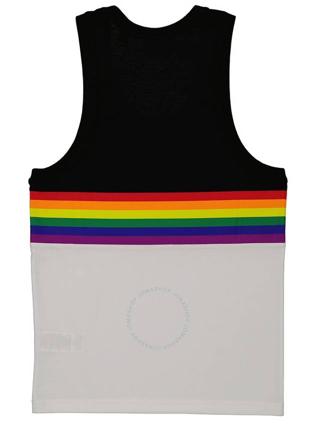 Burberry Burberry Men's Black Pride Print Tank Top, Size XXX-Small