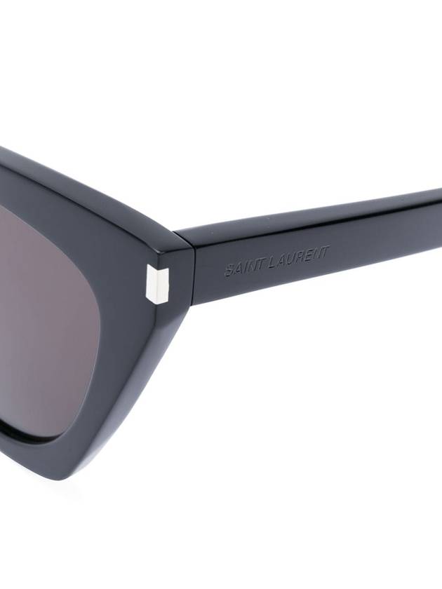 Saint Laurent Eyewear SL214 001 New Wave Kate Cats Eye Sunglasses Black