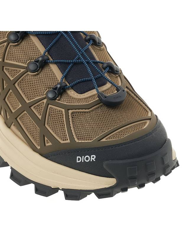 B31 Runner Technical Mesh Rubber Warped Low Top Sneakers Brown Dior