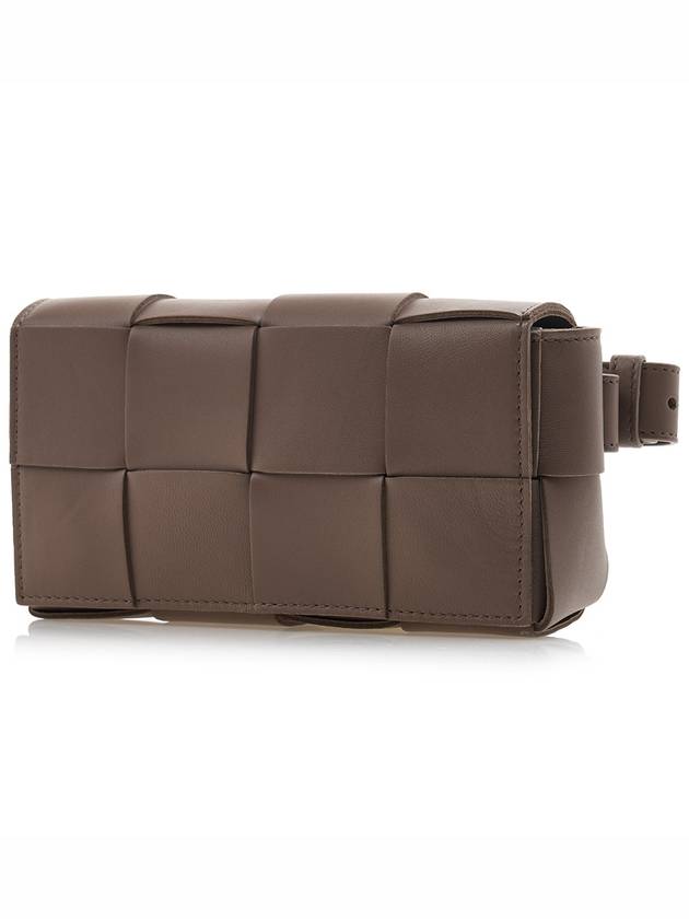 Bottega Veneta Intrecciato Small Cassette Belt Bag Brown