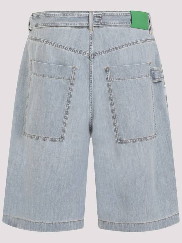 Bottega Veneta Denim Shorts Light Bleach