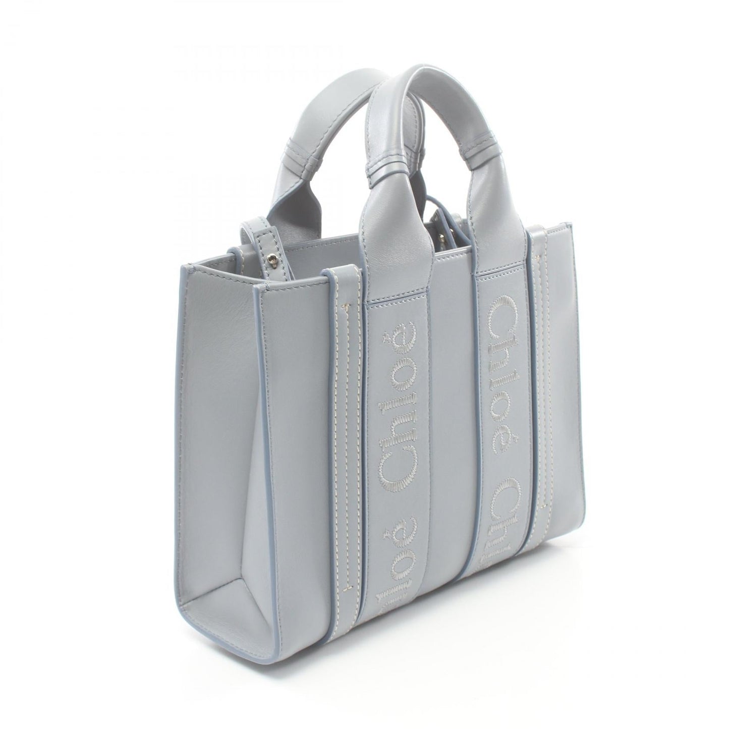 Chloe Small Leather Woody Tote Bag Leather Tote Bag