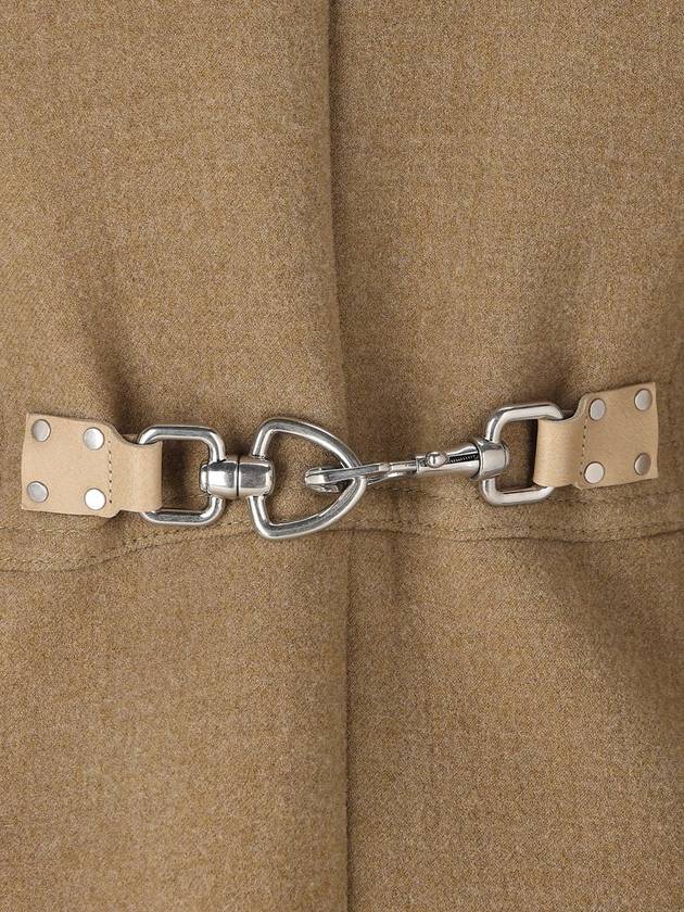 Burberry Tailored Wool Single Coat Straw
