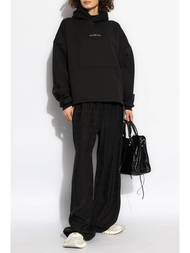Balenciaga Balenciaga Hoodie, Women's, Black