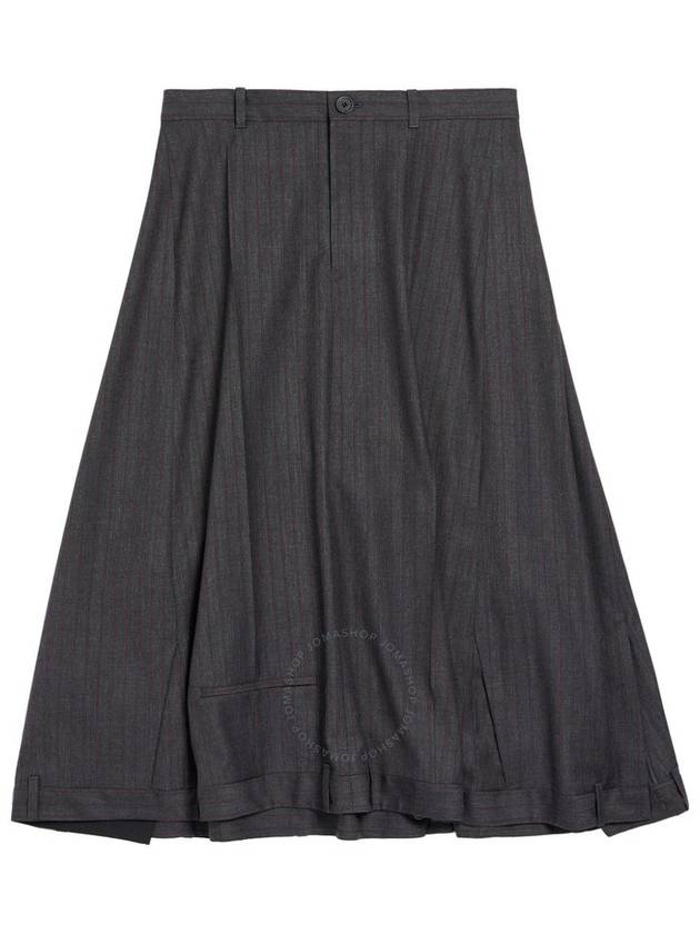 Balenciaga short skirt 768732TPT051360 GRAY RED