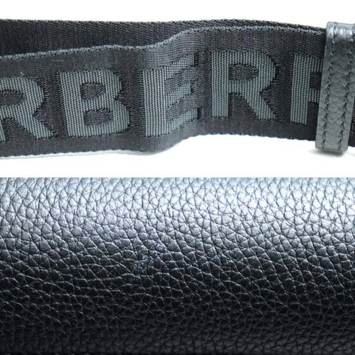 Burberry Cotton Leather Polyester Shoulder Bag ()