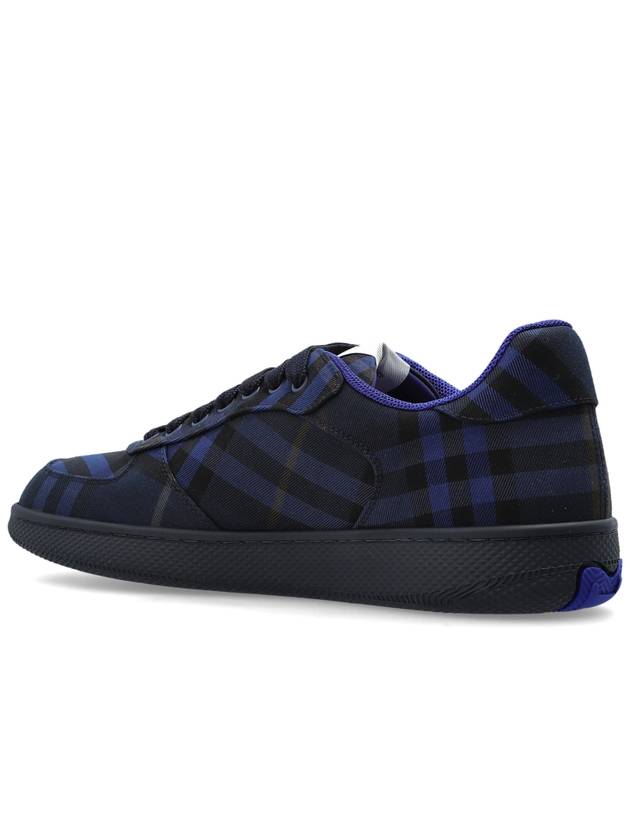 Burberry Check Terrace Low Top Sneakers Midnight