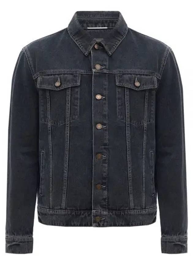Saint Laurent Pocket Denim Jacket Black