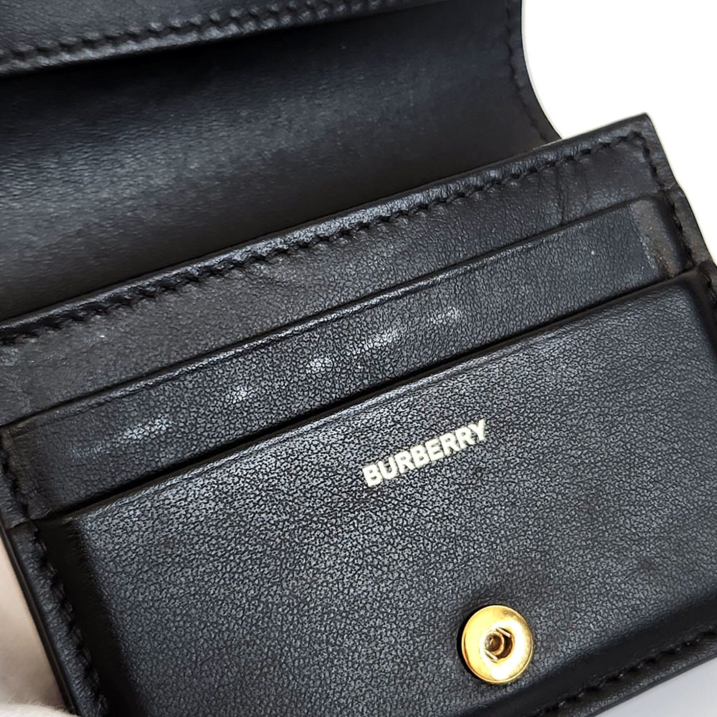 Burberry Leather Coated Canvas Wallet (Bi-Fold) ()