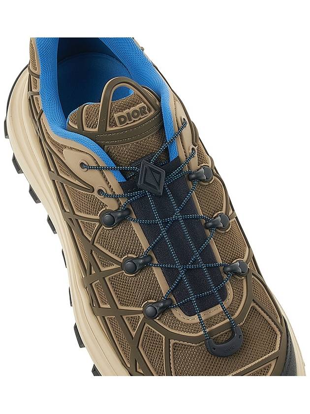 B31 Runner Technical Mesh Rubber Warped Low Top Sneakers Brown Dior